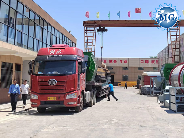 駐馬店年產20萬噸干粉砂漿生產線發貨！